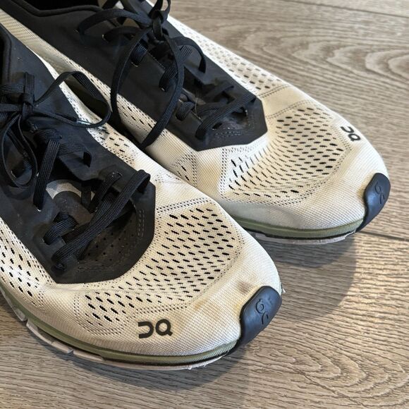 On cloud boom Shoes Mens 11.5 Sneakers White Green Running Outdoors Athletic - Picture 5 of 8